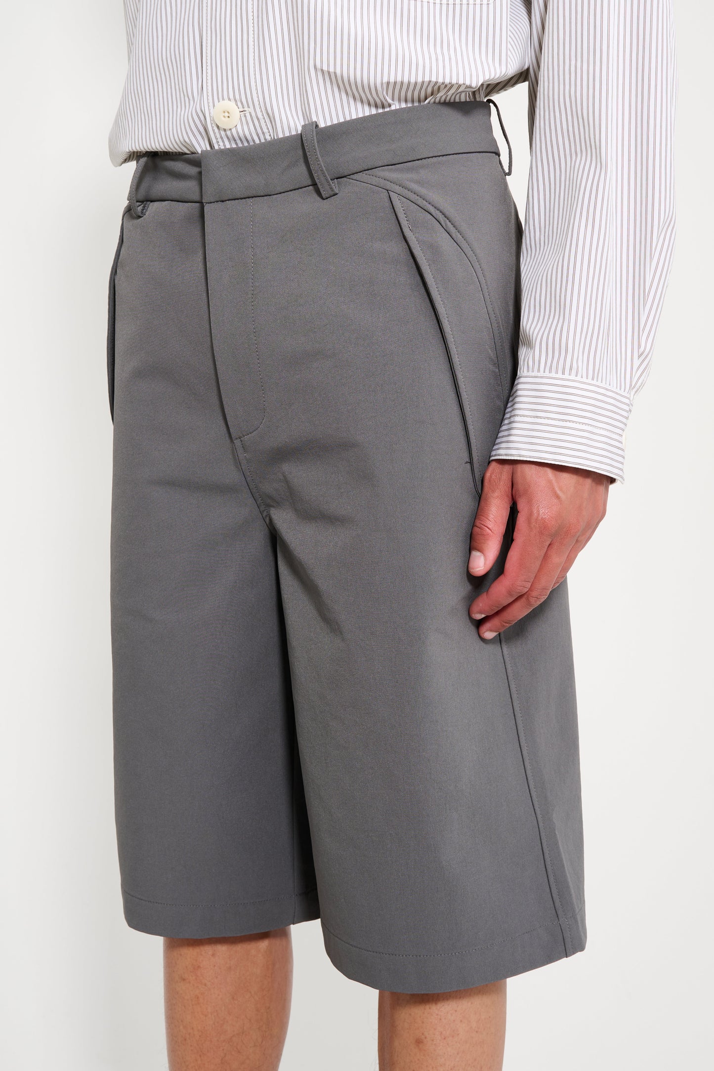 Hiking Patrol Light Soft Shell Shorts Dark Grey