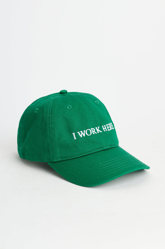 IDEA I Work Here Sometimes Hat Green