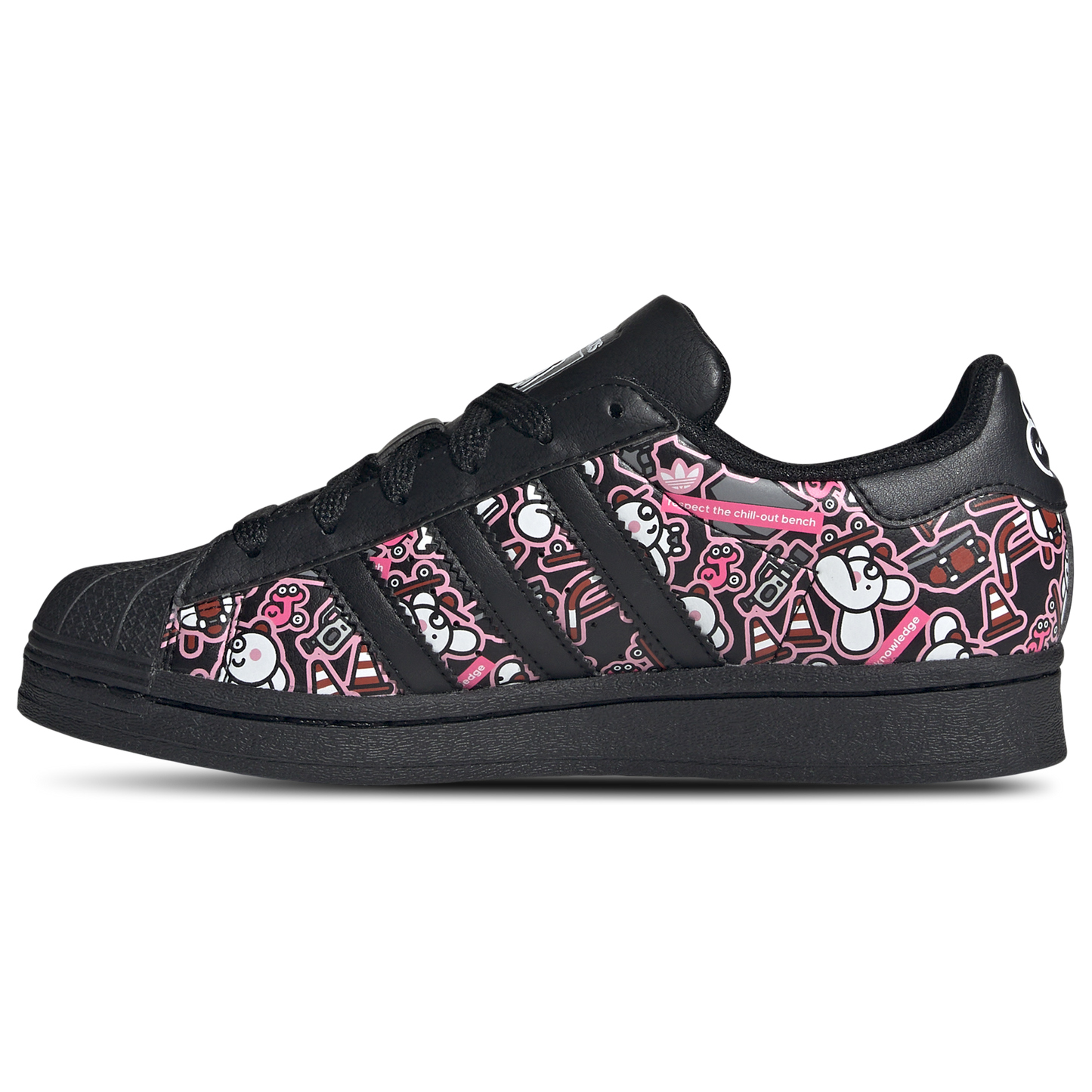 [IE0252] Youth adidas Superstar 'James Jarvis Core Black Cloud White'