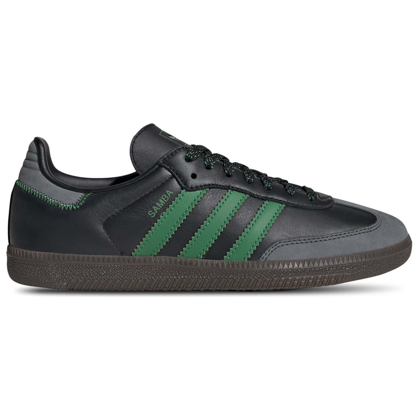 [IE6520] Womens adidas Samba OG 'Black Green'
