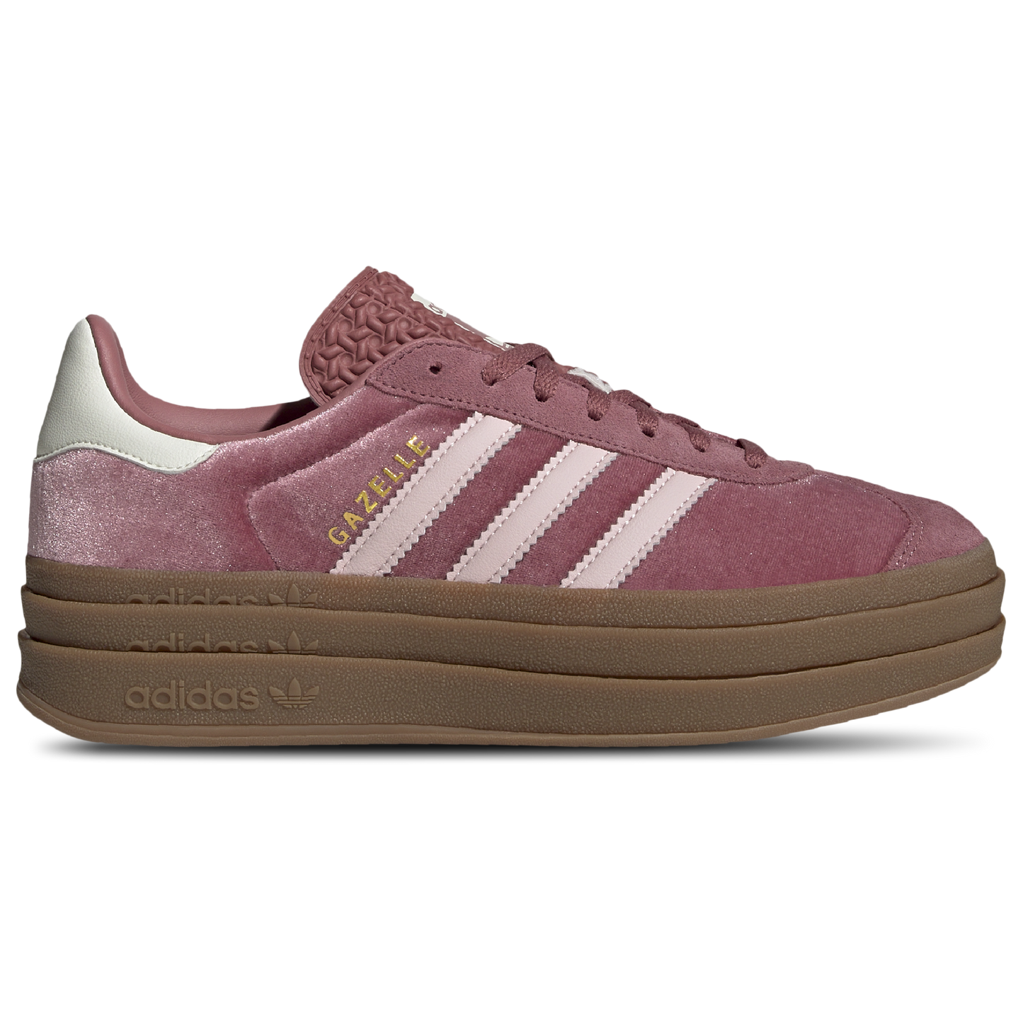 [IG4389] Womens adidas Originals Gazelle Bold 'Sandy Pink Velvet'