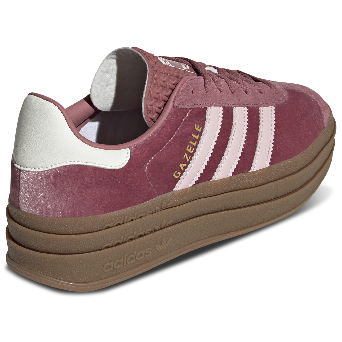 [IG4389] Womens adidas Originals Gazelle Bold 'Sandy Pink Velvet'