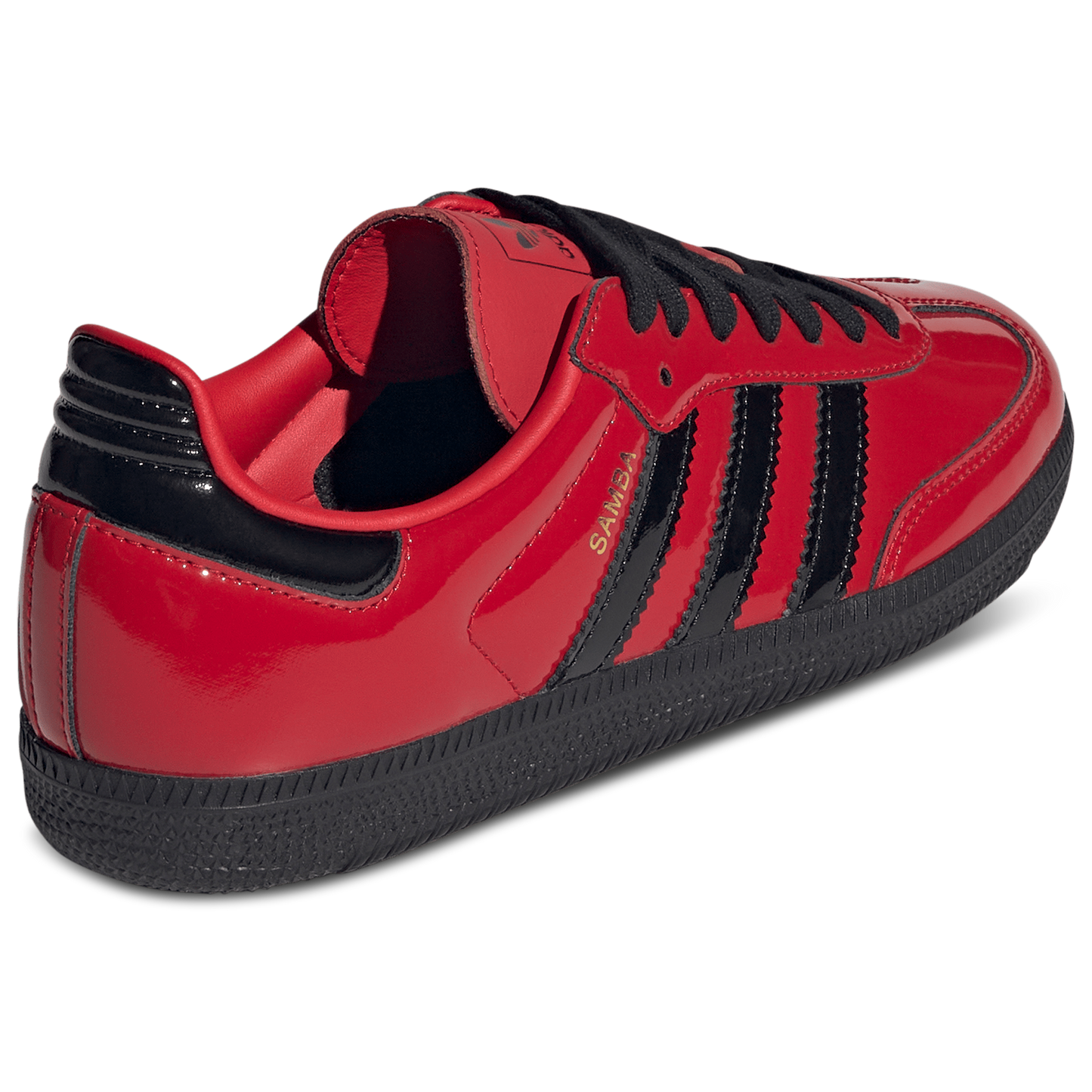 [IH3989] Womens adidas Samba OG 'Better Scarlet Black Patent'