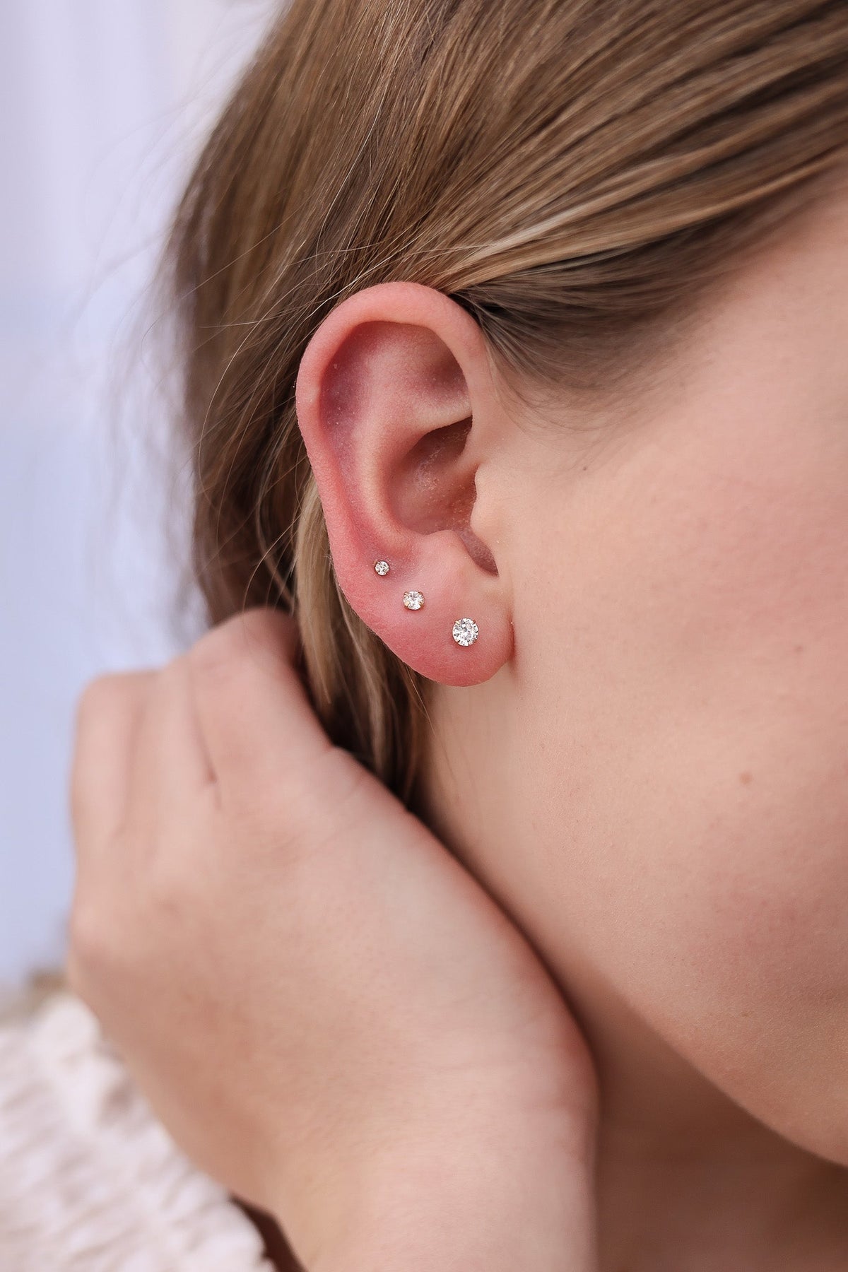Crystal Flat Back Stud