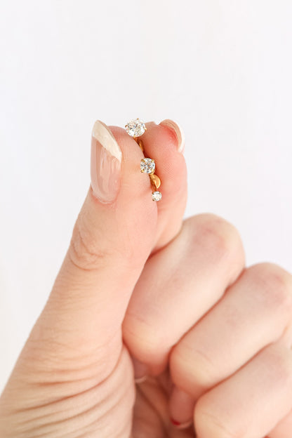 Crystal Flat Back Stud