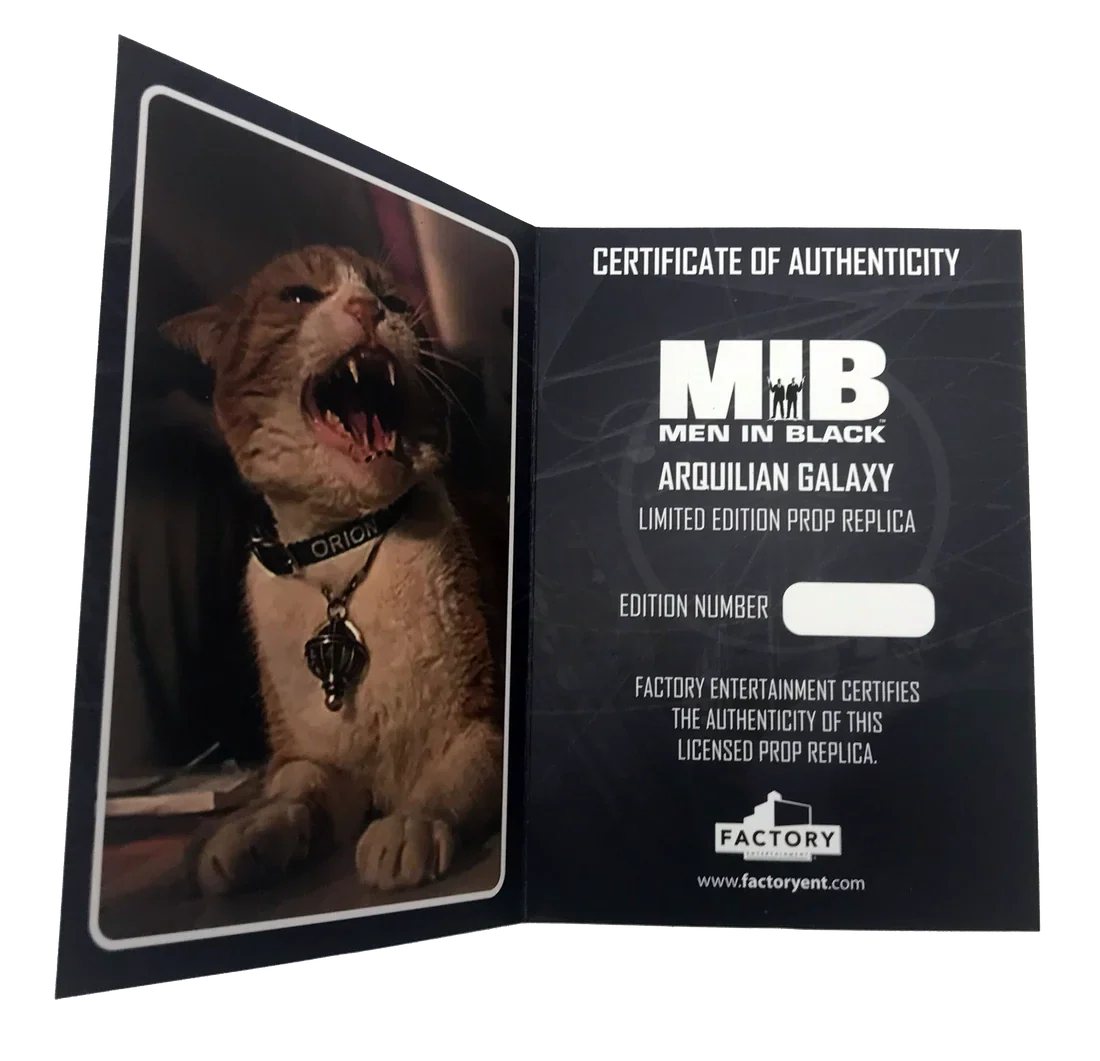 Factory Entertainment Men In Black Arquilian Galaxy Pendant Limited Edition Prop Replica