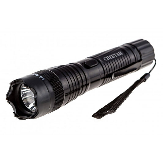 10 Million Volt Stun Gun Tactical Flashlight - Black
