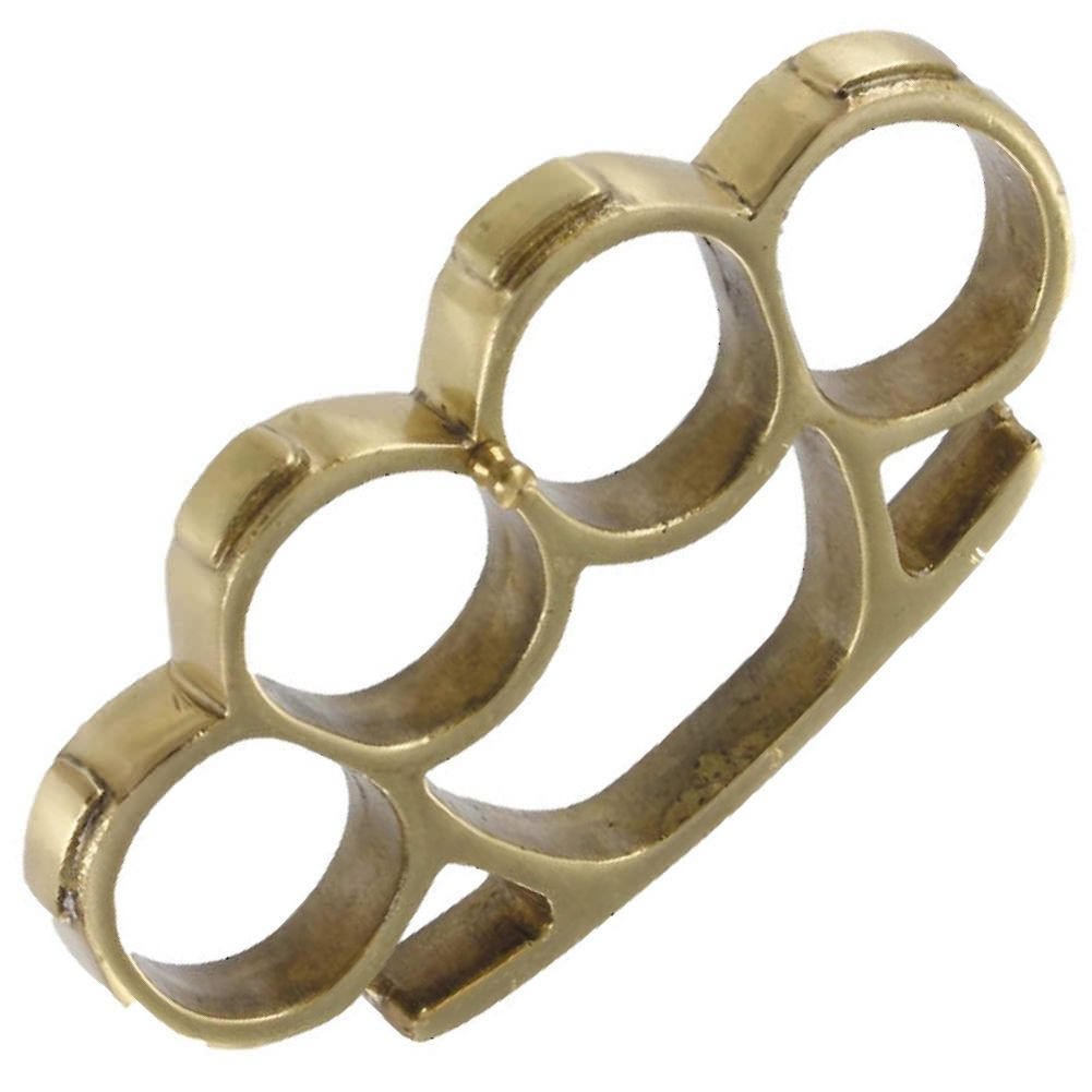 Real Brass Fist Duster Paper Weight Knuckle Buckle