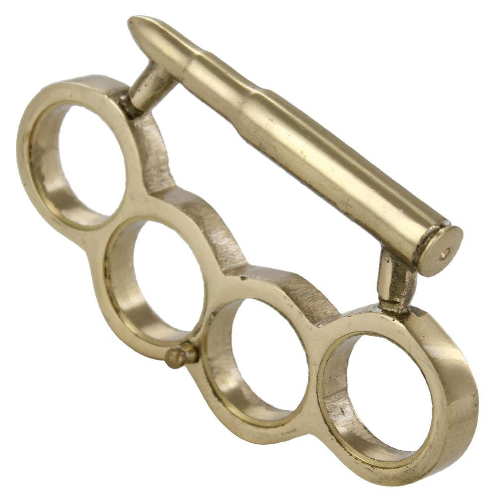 Bullet Real Brass Knuckle Buckle