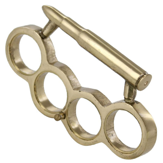 Bullet Real Brass Knuckle Buckle