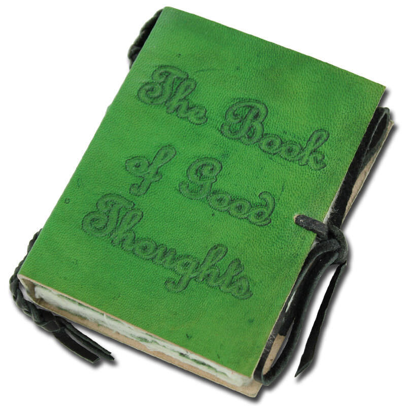 Medieval Book Of Good Thoughts Journal Handmade Leather Renaissance Diary