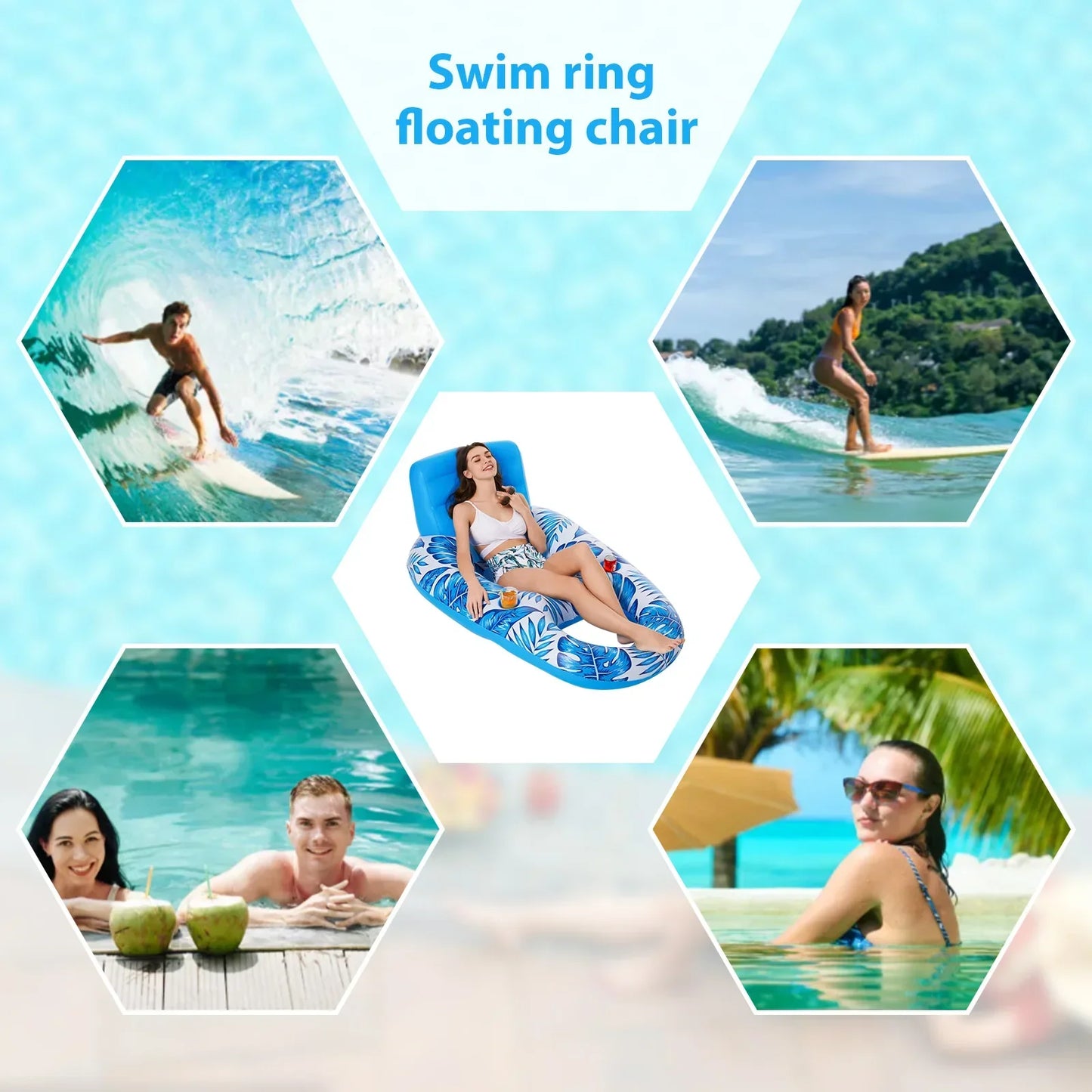 Inflatable Water Sports Floating Seat