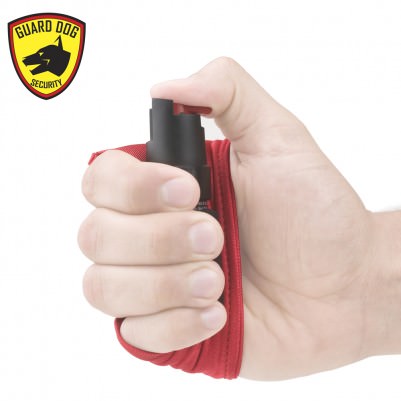 InstaFire Red Personal Defense Pepper Spray 1/2 oz With Activewear Hand Sleeve - TOPHATTER'S ARMORY DEALS
