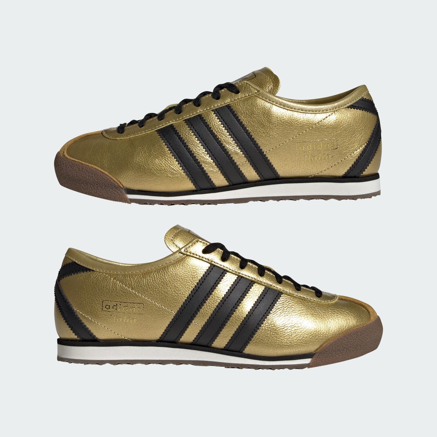 [IH6948] Womens adidas Italia 70s 'Gold Metallic Black'