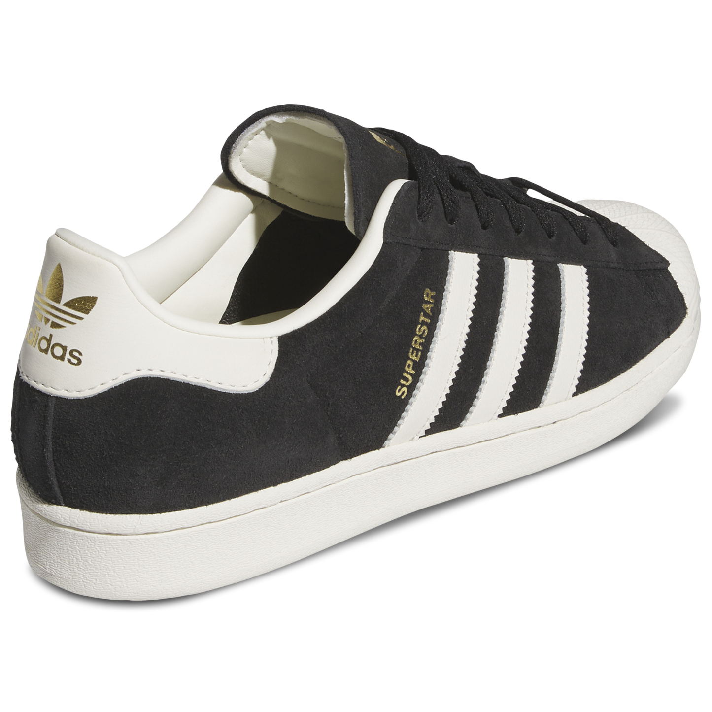 adidas Men's Superstar 'Core Black Off White Gold Metallic'