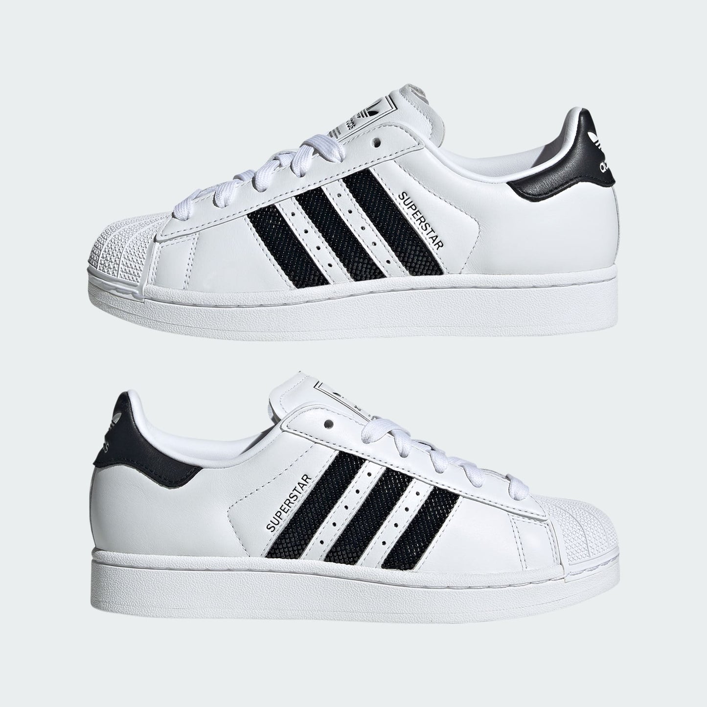 adidas Women's Superstar Ii 'White Black Beaded Stripes'