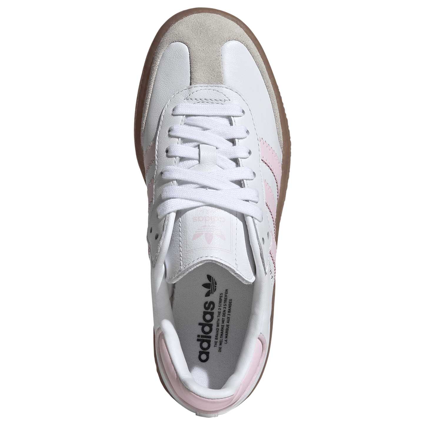 [JQ1237] Youth adidas Sambae 'Cloud White Clear Pink Gold Metallic'