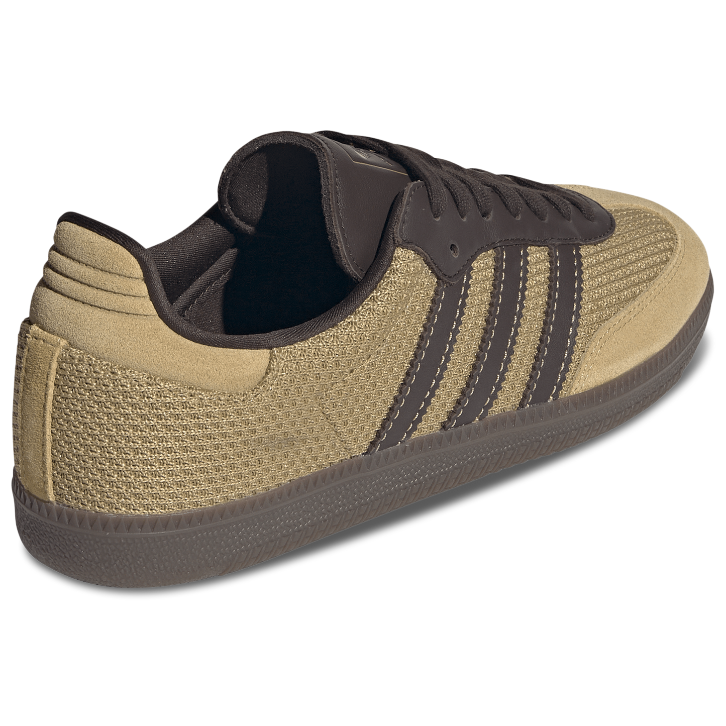 [jr0884] Mens adidas Samba OG 'golden Beige Dark Brown'