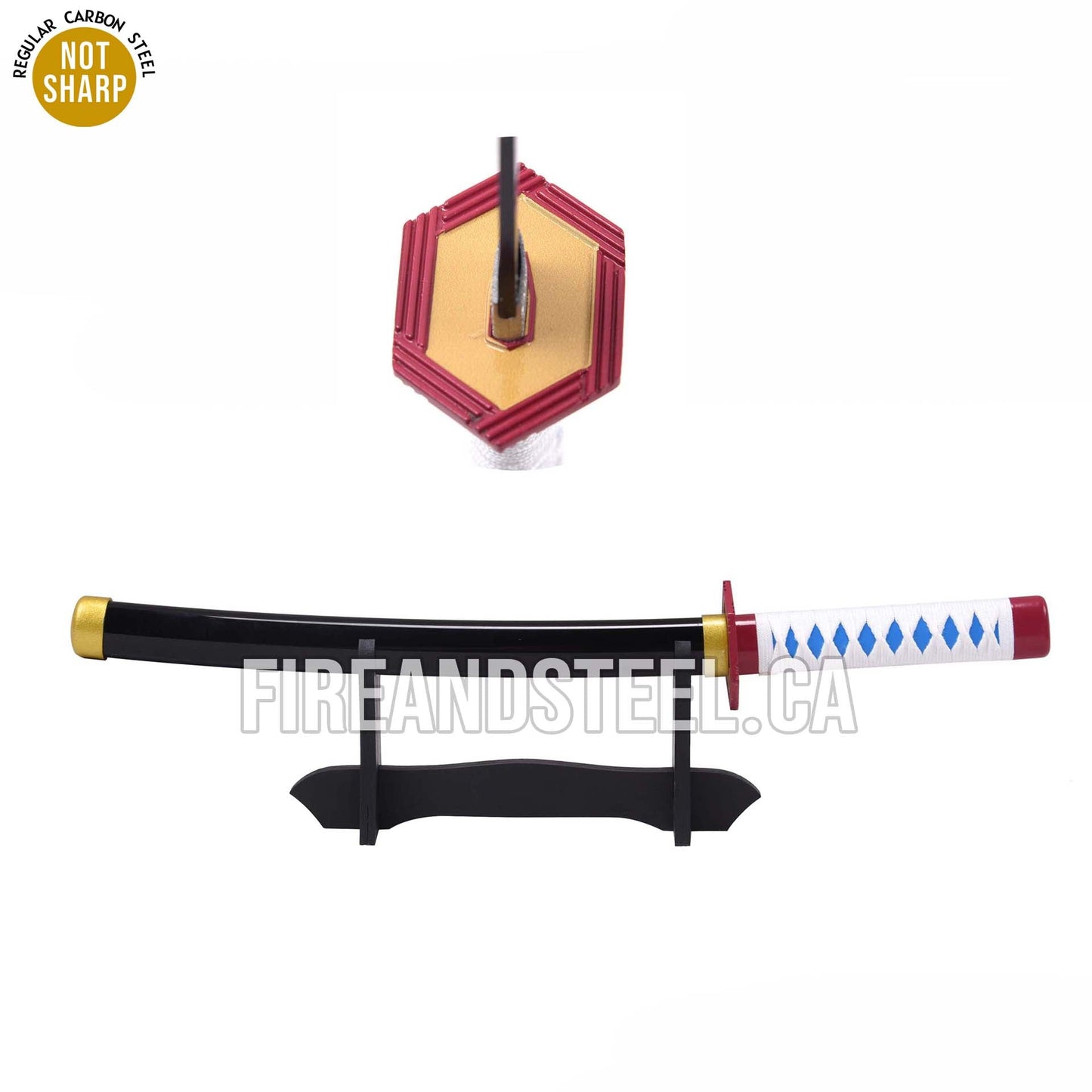 Giyu Tomioka's Blue Nichirin Miniature Katana