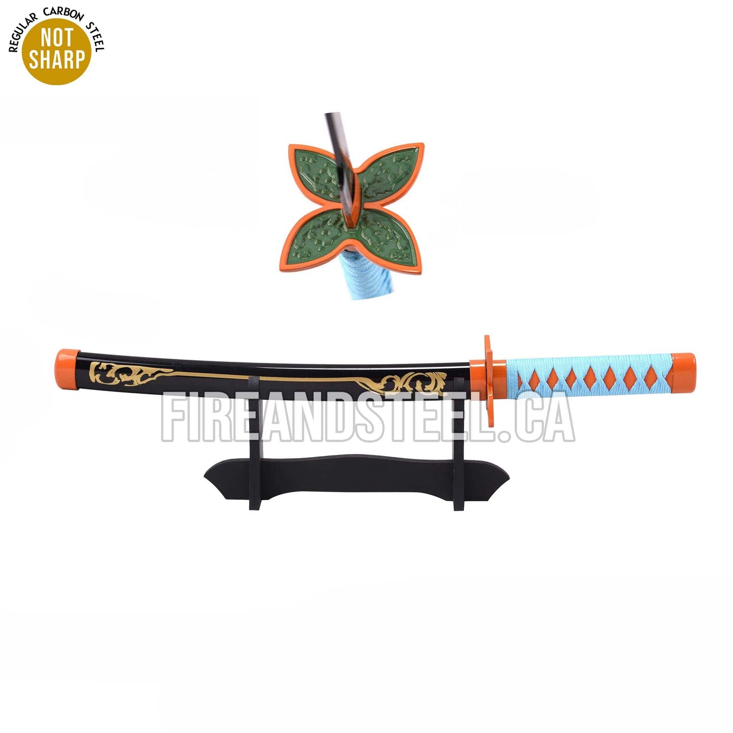 Shinobu Kocho's Lavender-Blue Nichirin Miniature Katana