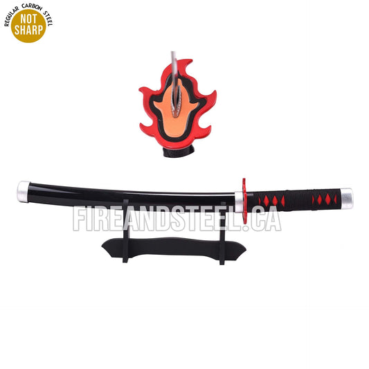 Tanjiro Kamado's Black Nichirin Miniature Katana 2.0