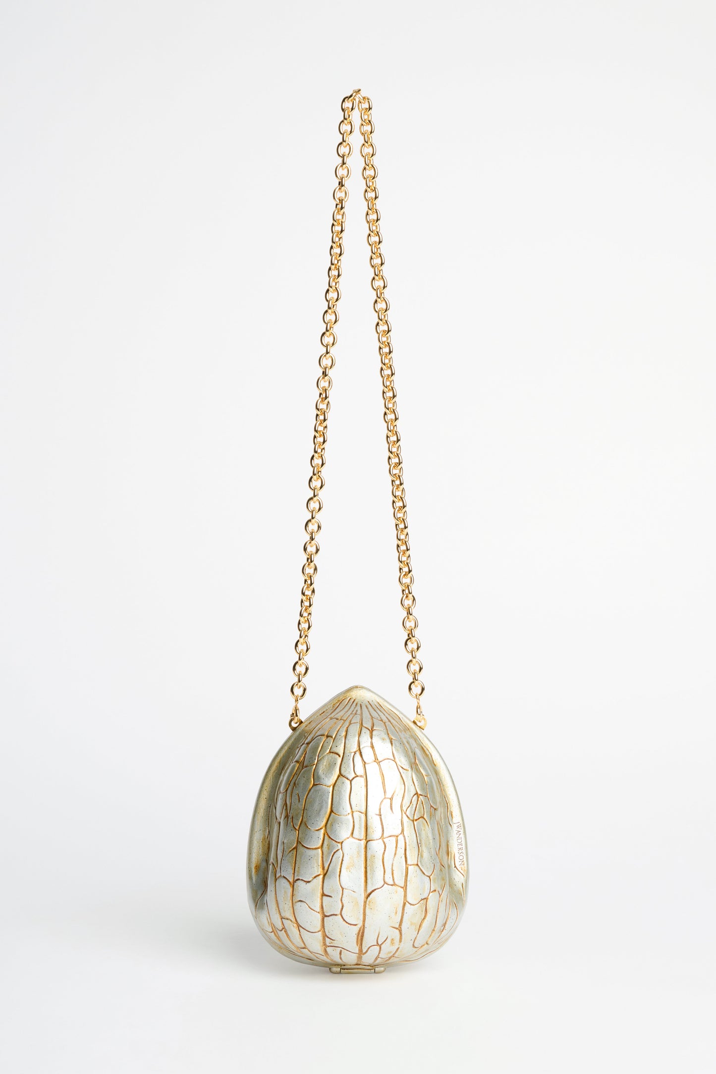 JW Anderson Walnut Clutch Aged Gold