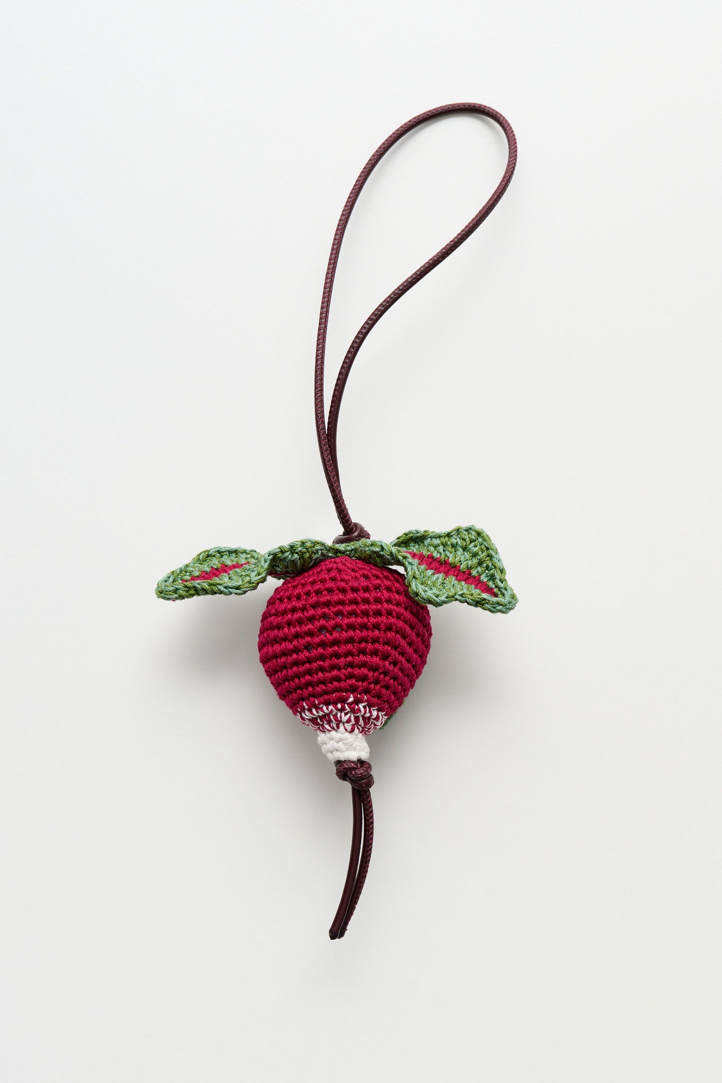 JW Anderson Radish Charm Burgundy