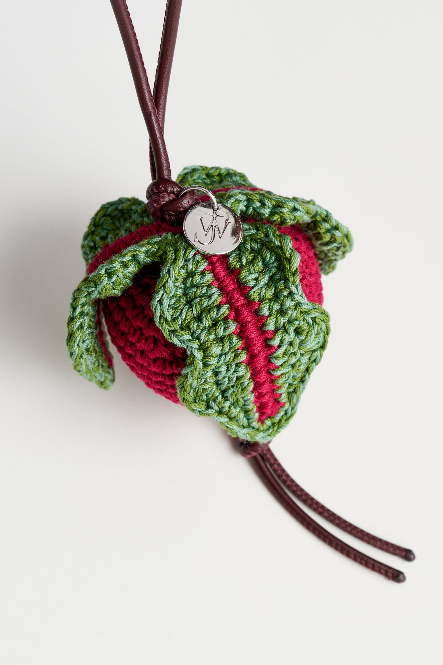 JW Anderson Radish Charm Burgundy