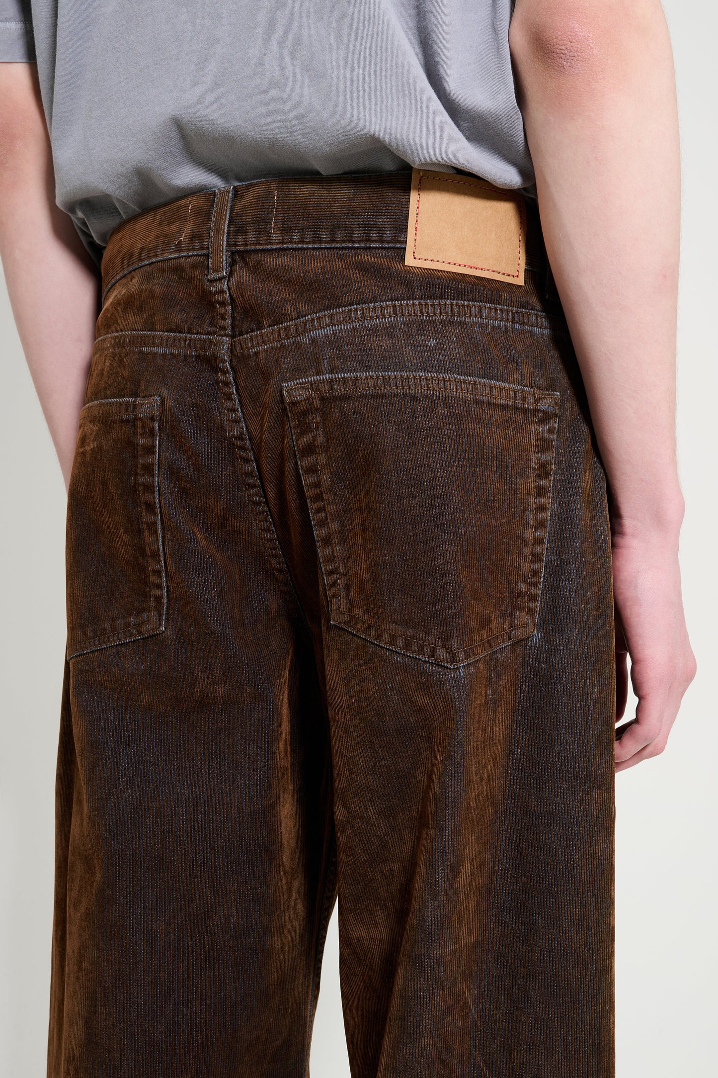 Jeanerica Gion Brown Flock Corduroy Usata