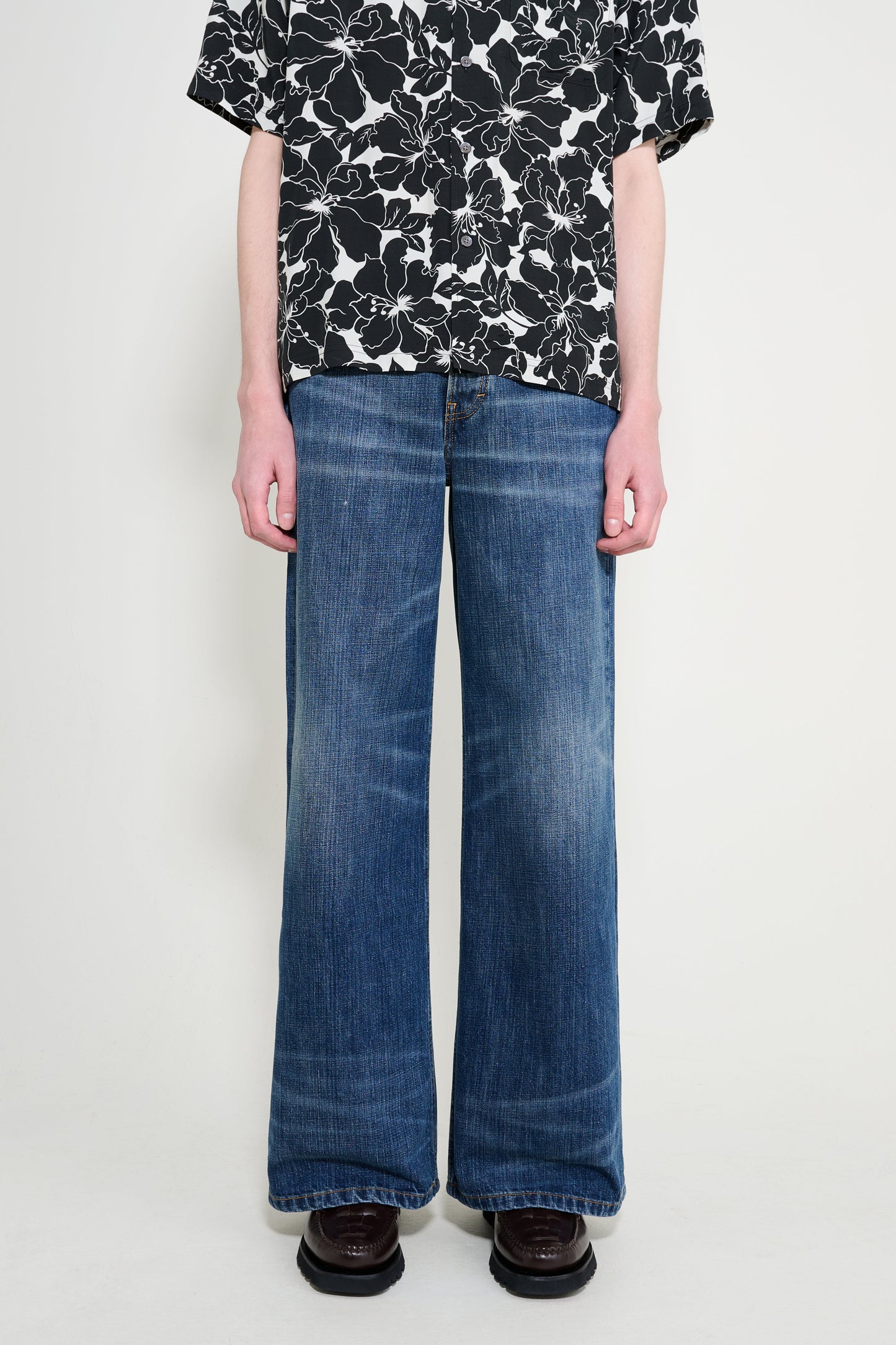 Jeanerica Gion Dark Blue Righe