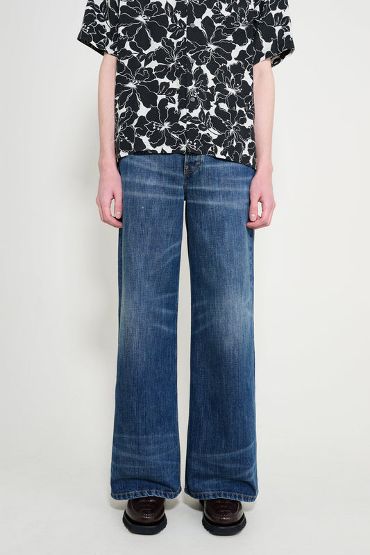 Jeanerica Gion Dark Blue Righe