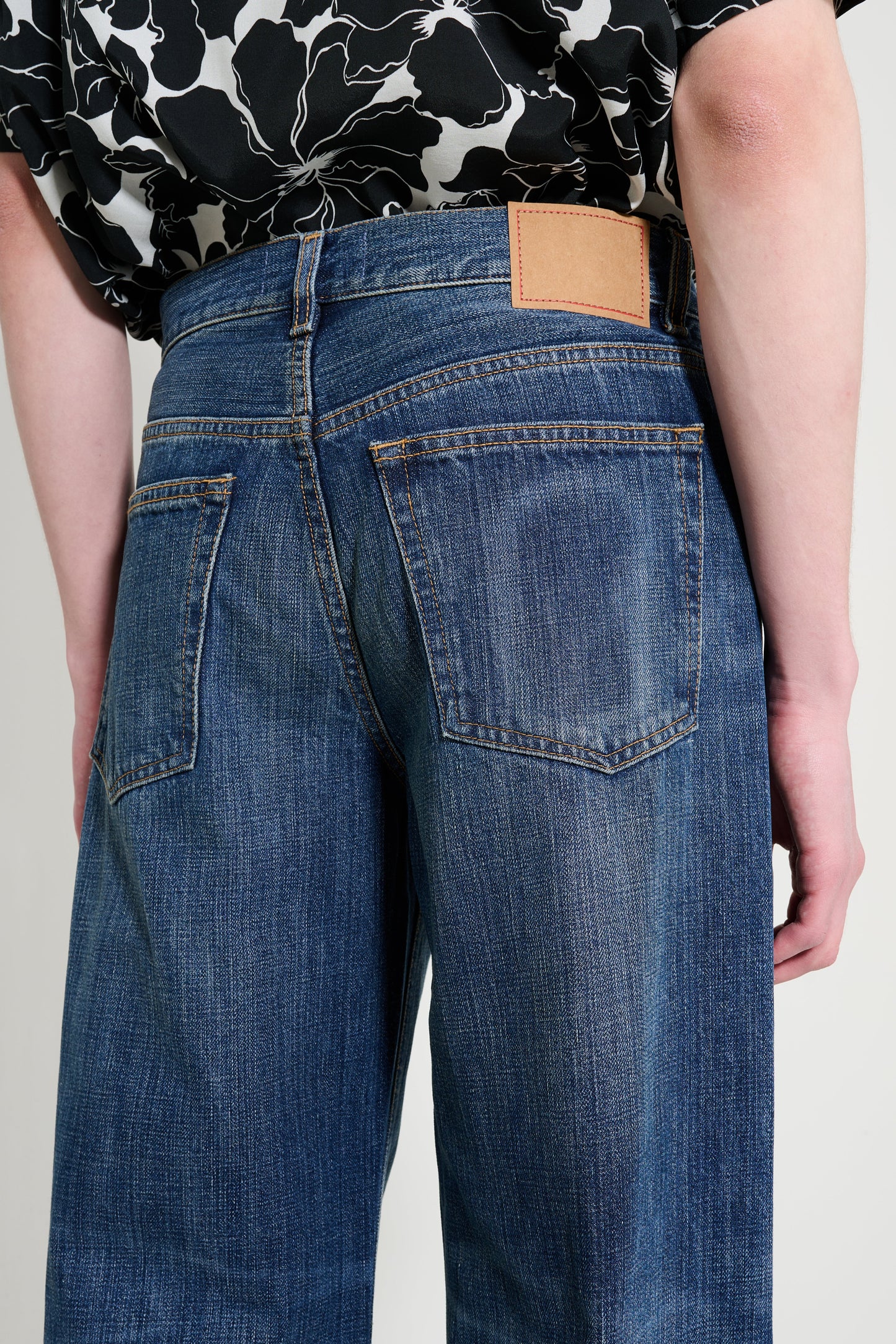 Jeanerica Gion Dark Blue Righe