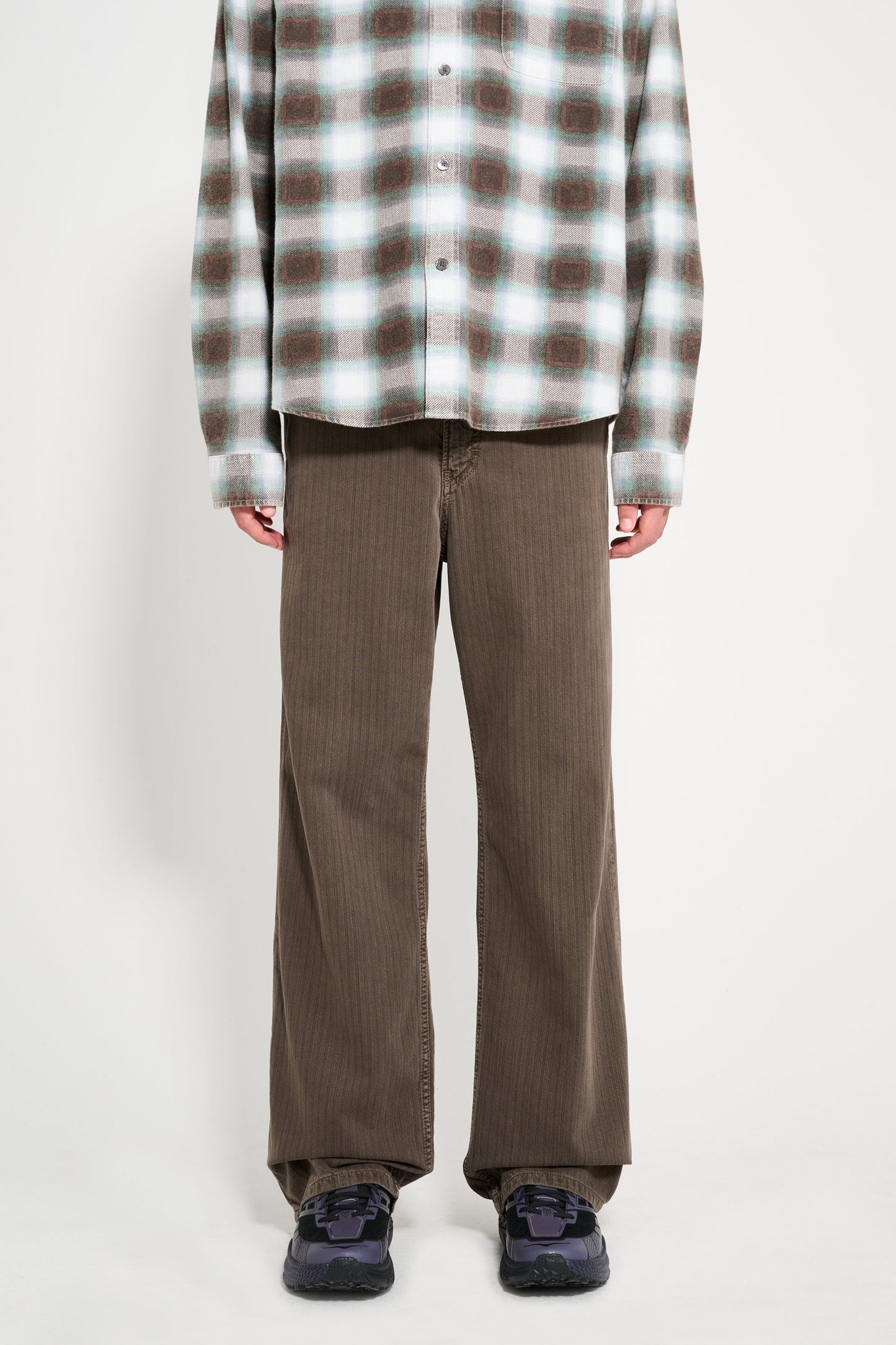 Jeanerica Genua Chevron Brown