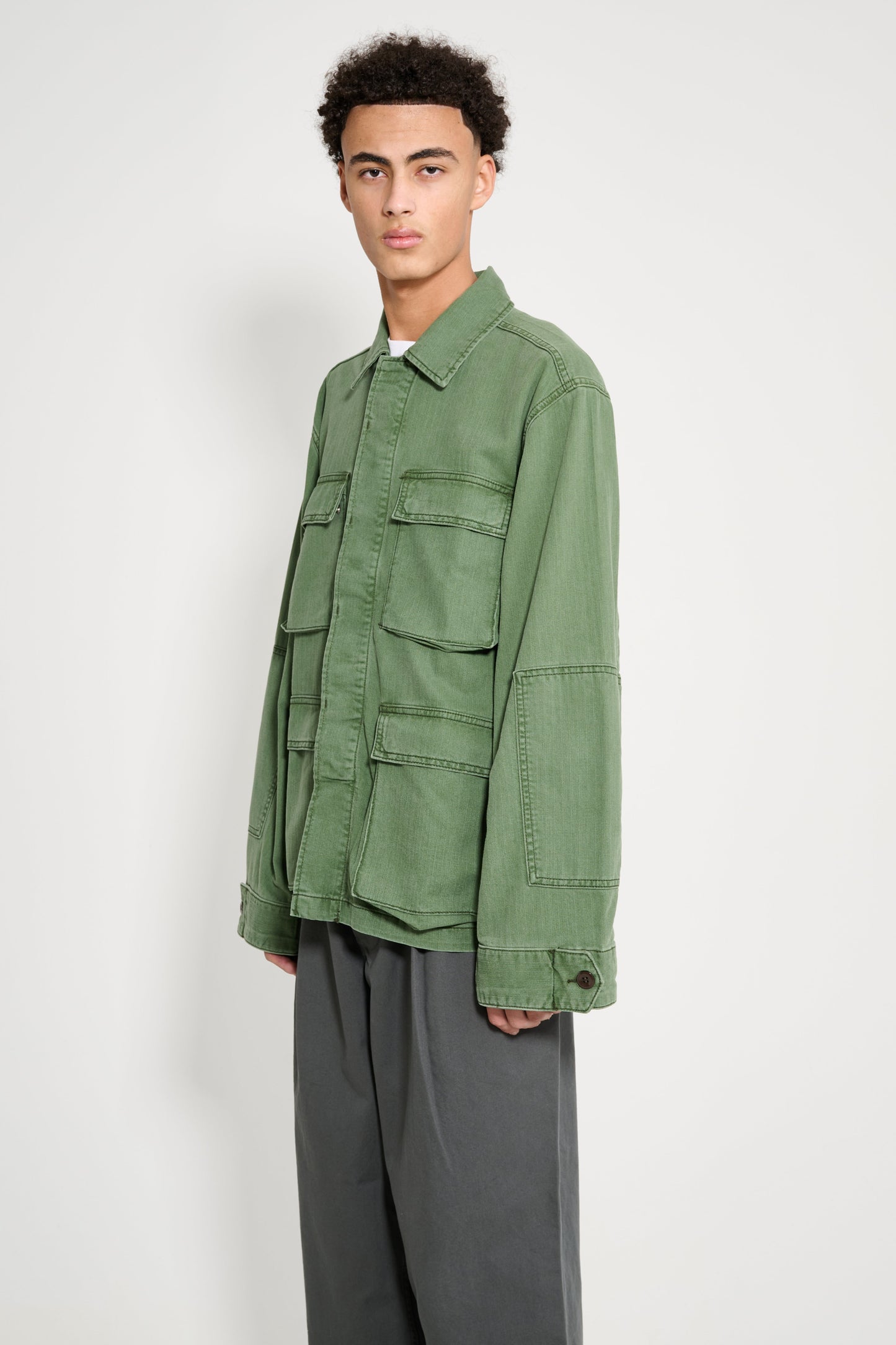 Jeanerica Luc Chevron Green