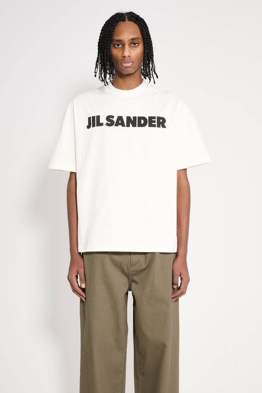 Jil Sander Boxy Logo T-shirt Porcelain