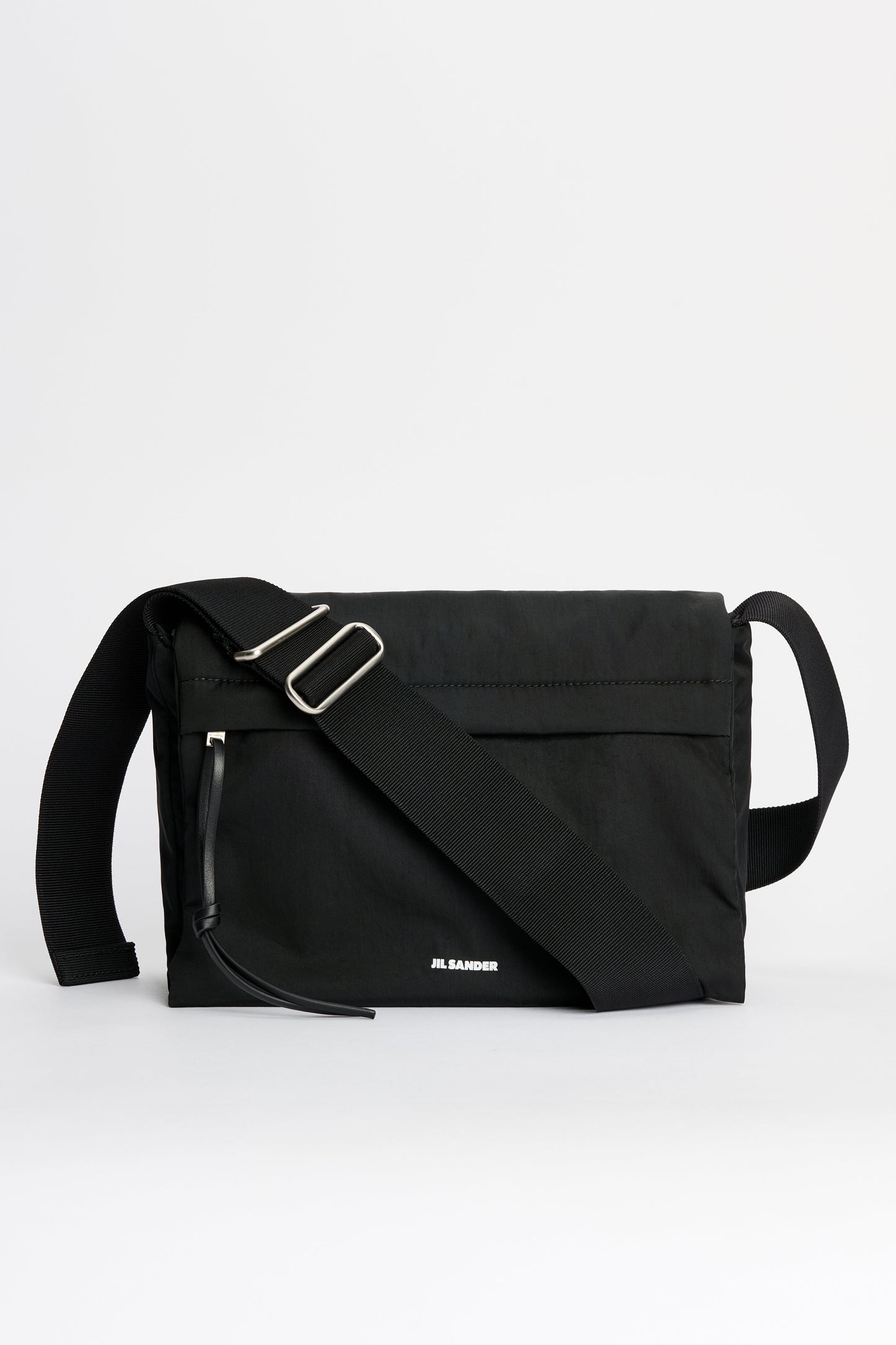 Jil Sander Soft Shoulder Bag Black