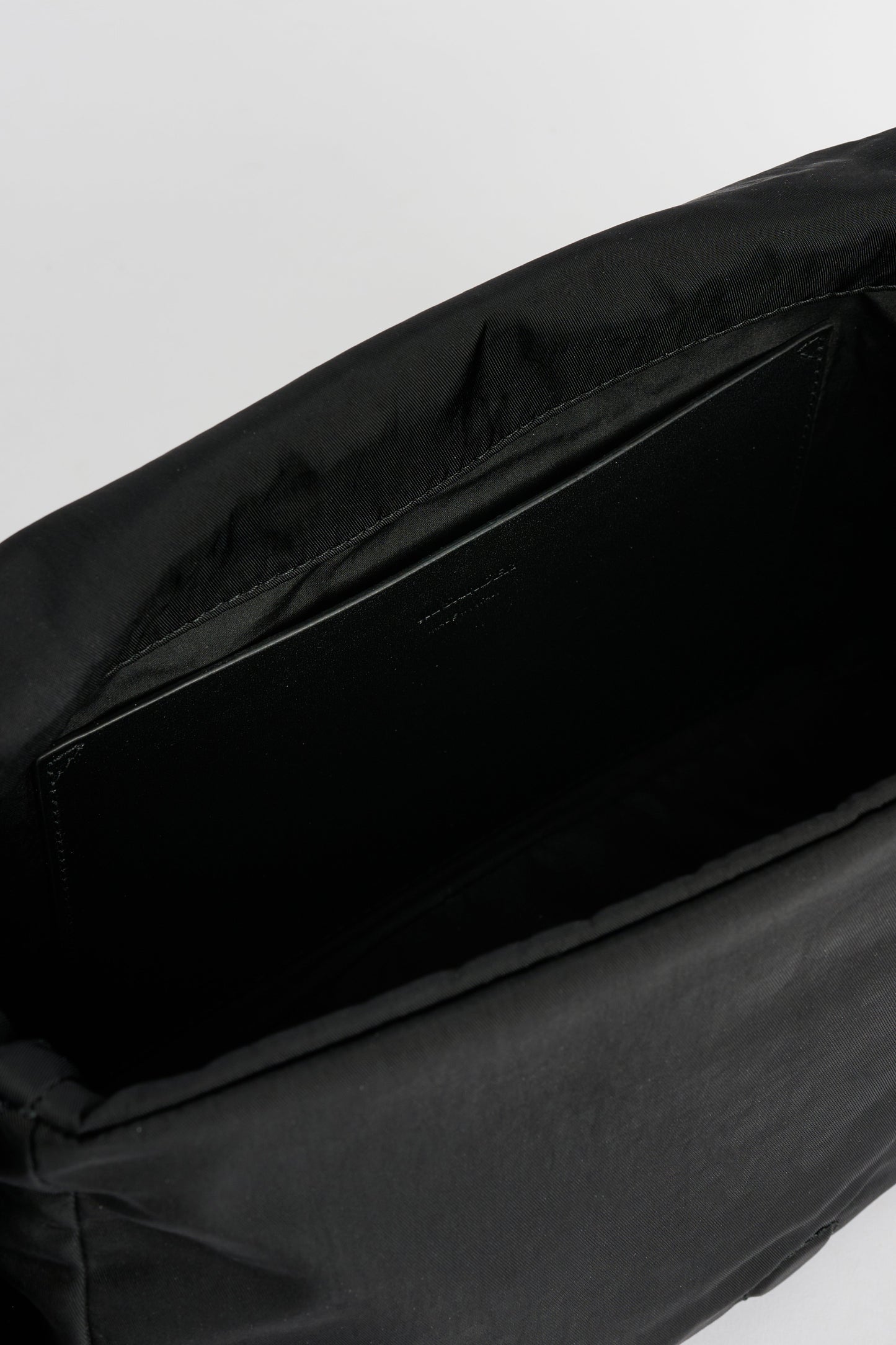 Jil Sander Soft Shoulder Bag Black