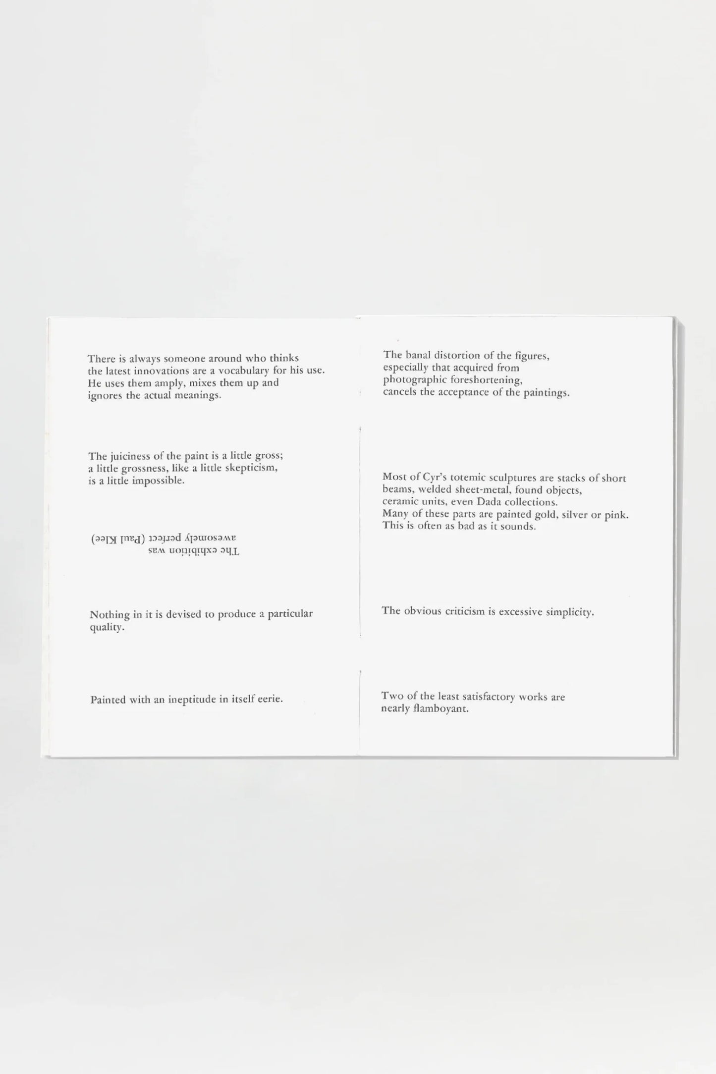 Donald Judd Review Insults 1959-1975