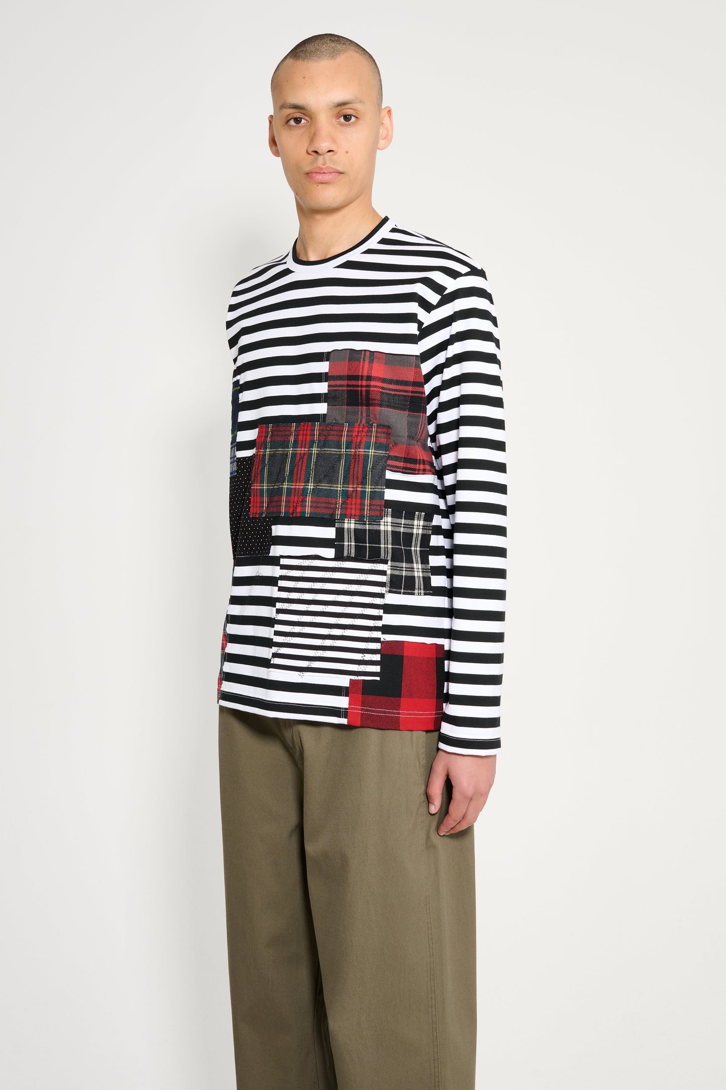 Junya Watanabe MAN T-shirt White / Black
