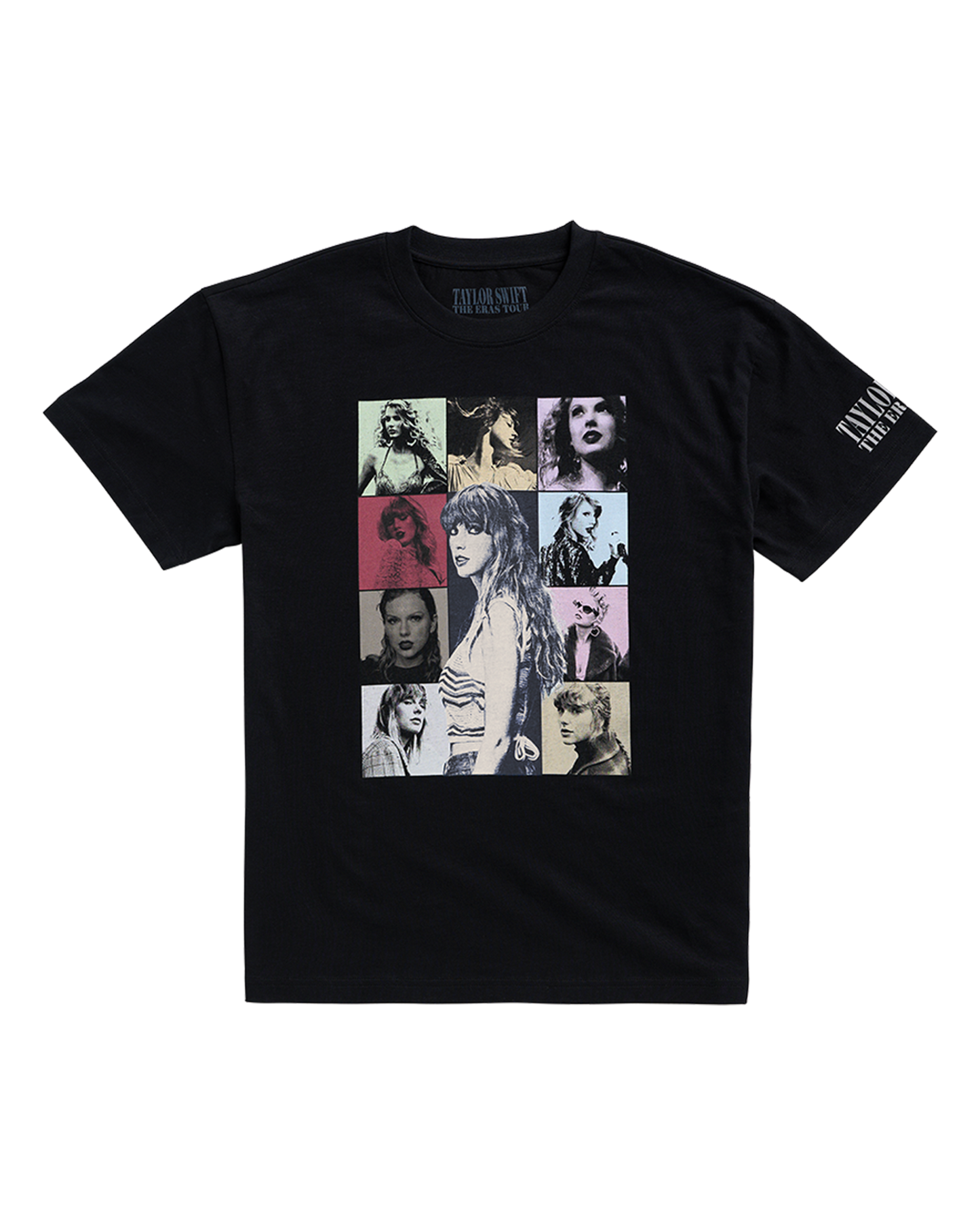 Taylor Swift | The Eras Tour Through LA Black T-Shirt