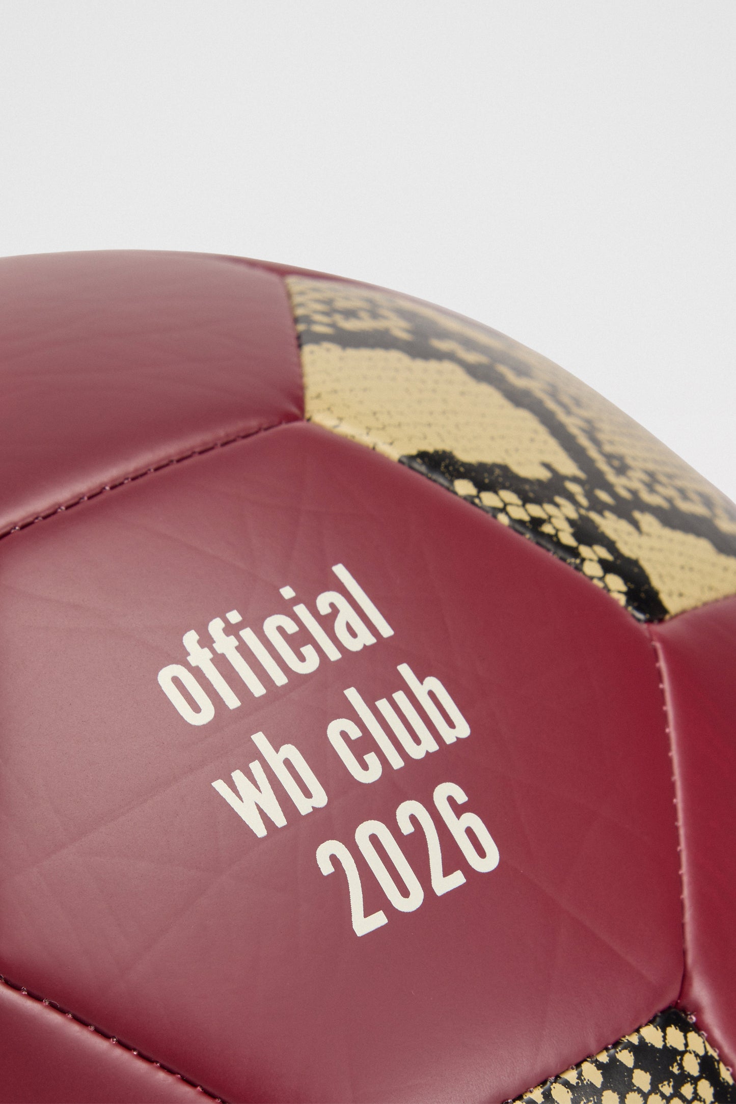 adidas by Wales Bonner Football Ball Burgundy