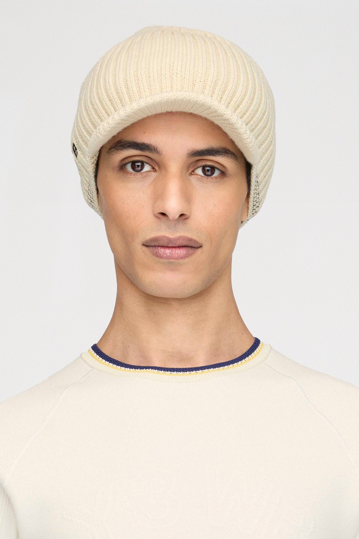 Y-3 by Wales Bonner Beanie Cap Cream White