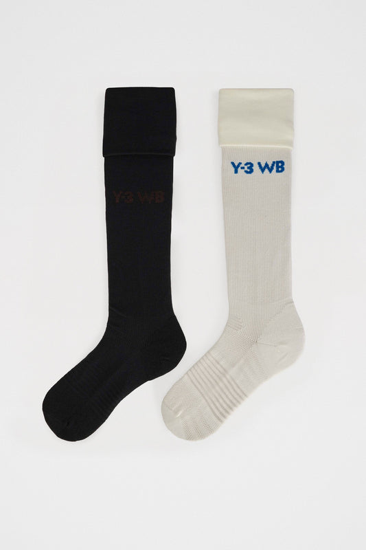 Y-3 by Wales Bonner Football Socks Off White / Black