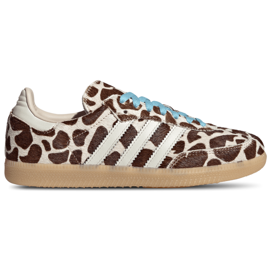 [KI6669] Womens adidas Samba OG 'Giraffe Print Crystal Linen'