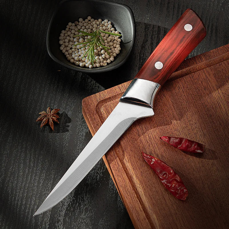 Kitchen Boning Knife – Stainless Steel Meat Cleaver & Paring Knife