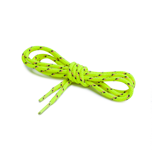 Shoe Laces Neon Yellow Mix