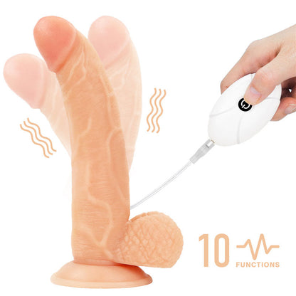 Ingen Vibrating Easy Strap-On Set – 21.6 cm Vibrating Strap-On
