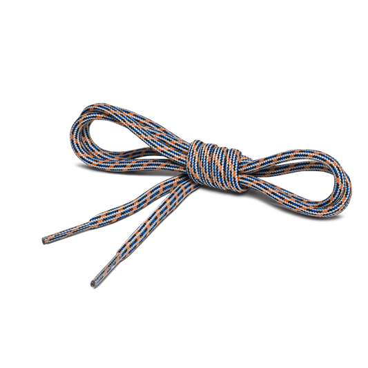 Shoe Laces Blue & Orange Mix 220 cm