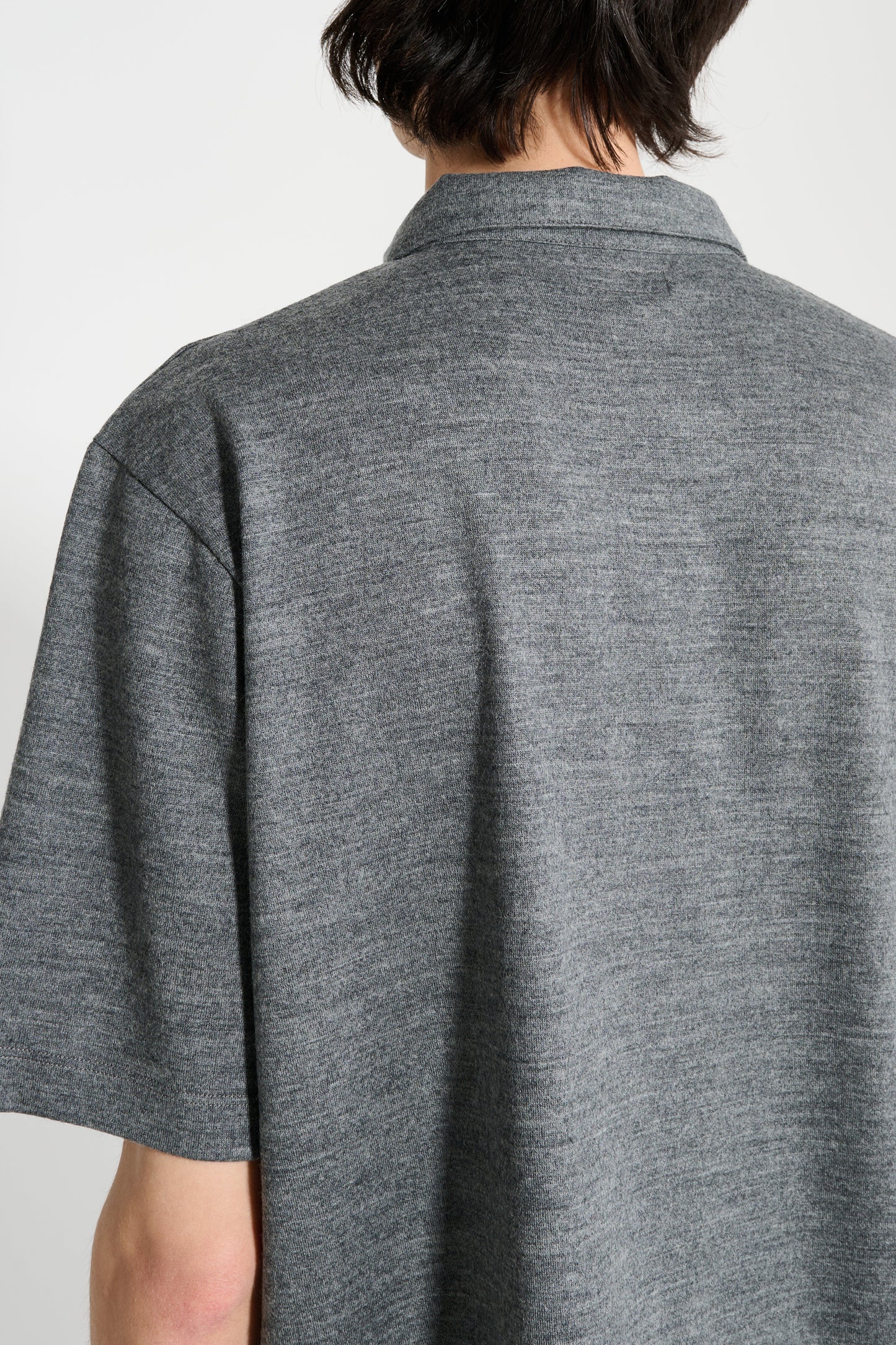 Lady White Co. Summer Wool Polo Grey