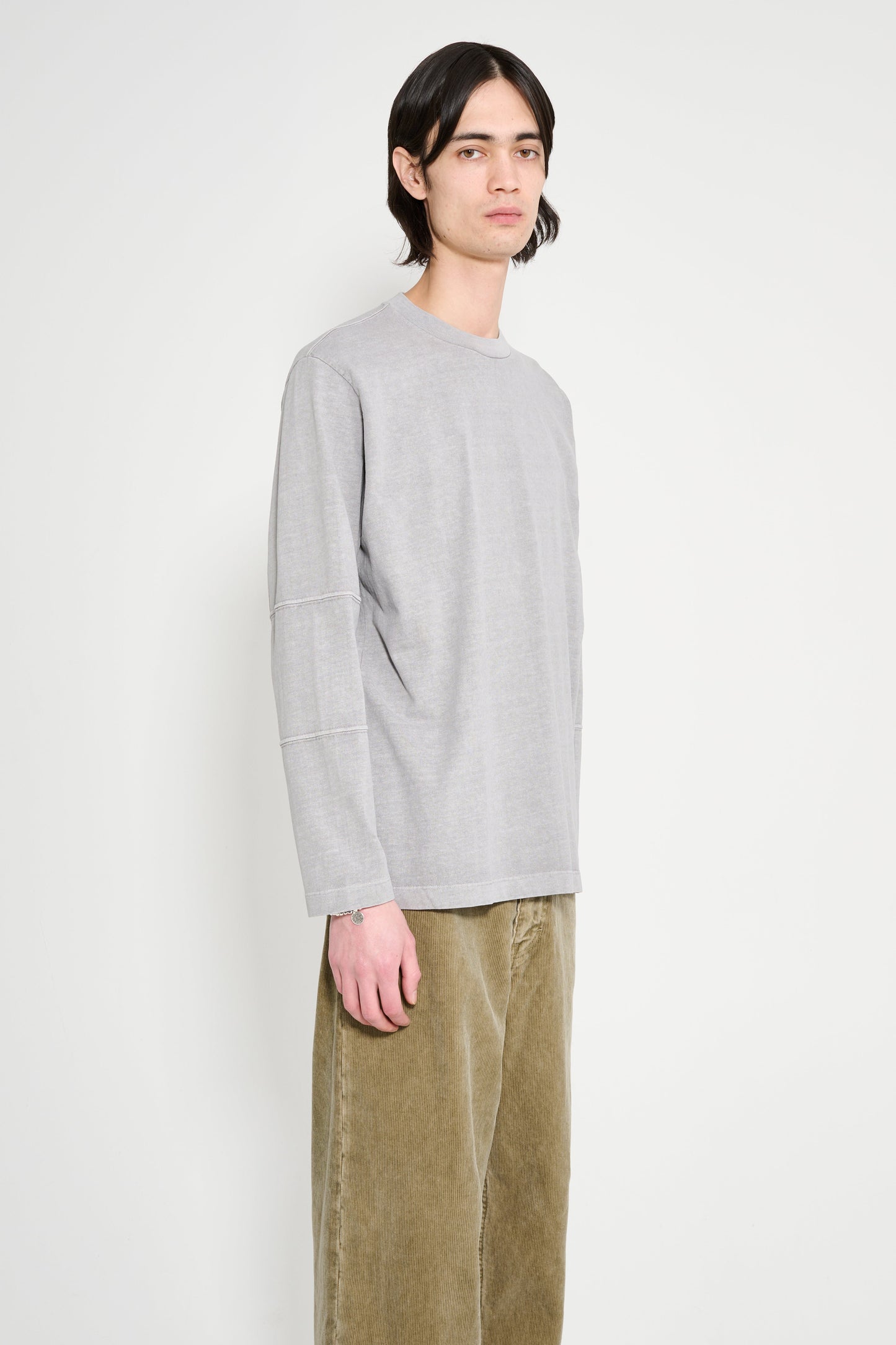 Lady White Co. Tripanel LS T-shirt Pigment Chalk